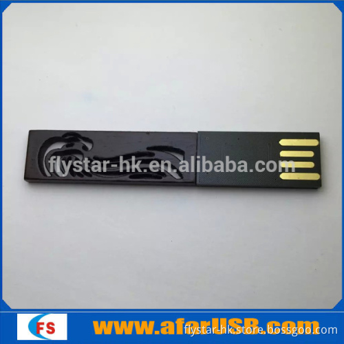 High quality bookmark shape wooden USB flash drive memory